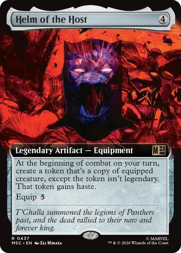 Helm of the Host (Extended Art) [Commander: Marvel Super Heroes] 437