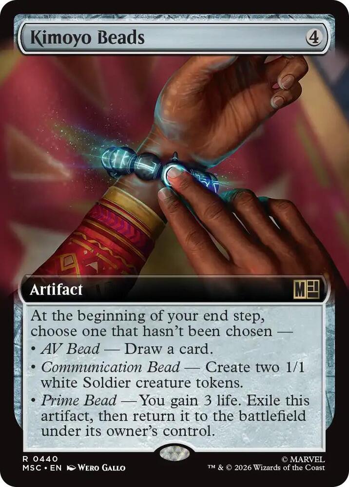 Kimoyo Beads (Extended Art) [Commander: Marvel Super Heroes] 440