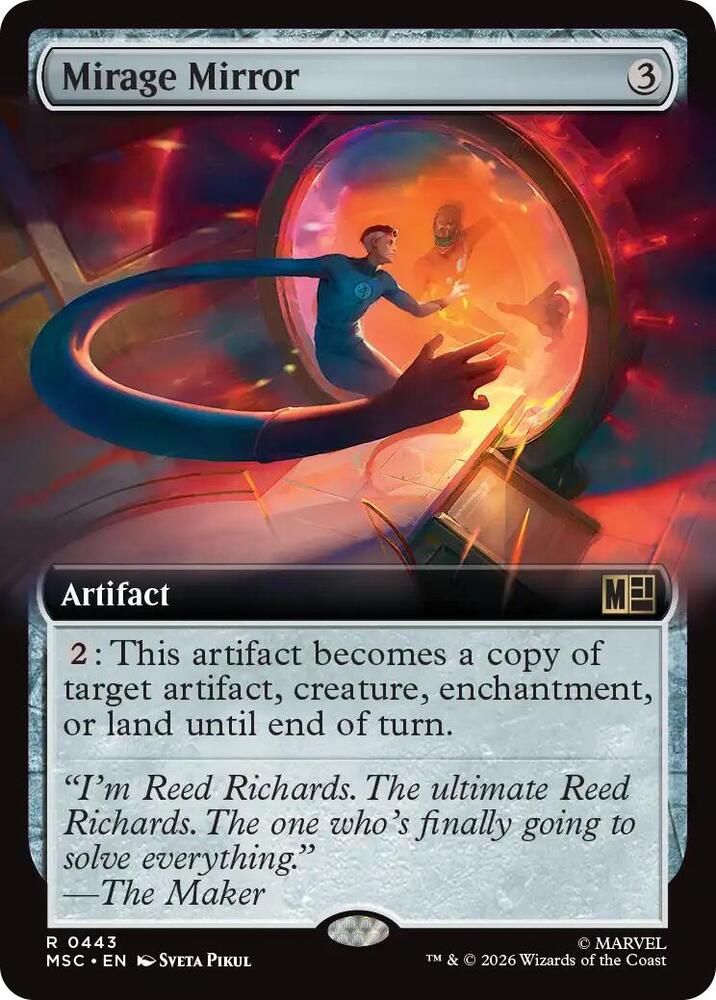 Mirage Mirror (Extended Art) [Commander: Marvel Super Heroes] 443