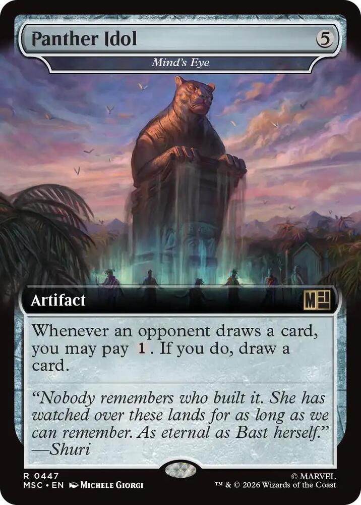 Panther Idol - Mind's Eye (Extended Art) [Commander: Marvel Super Heroes] 447