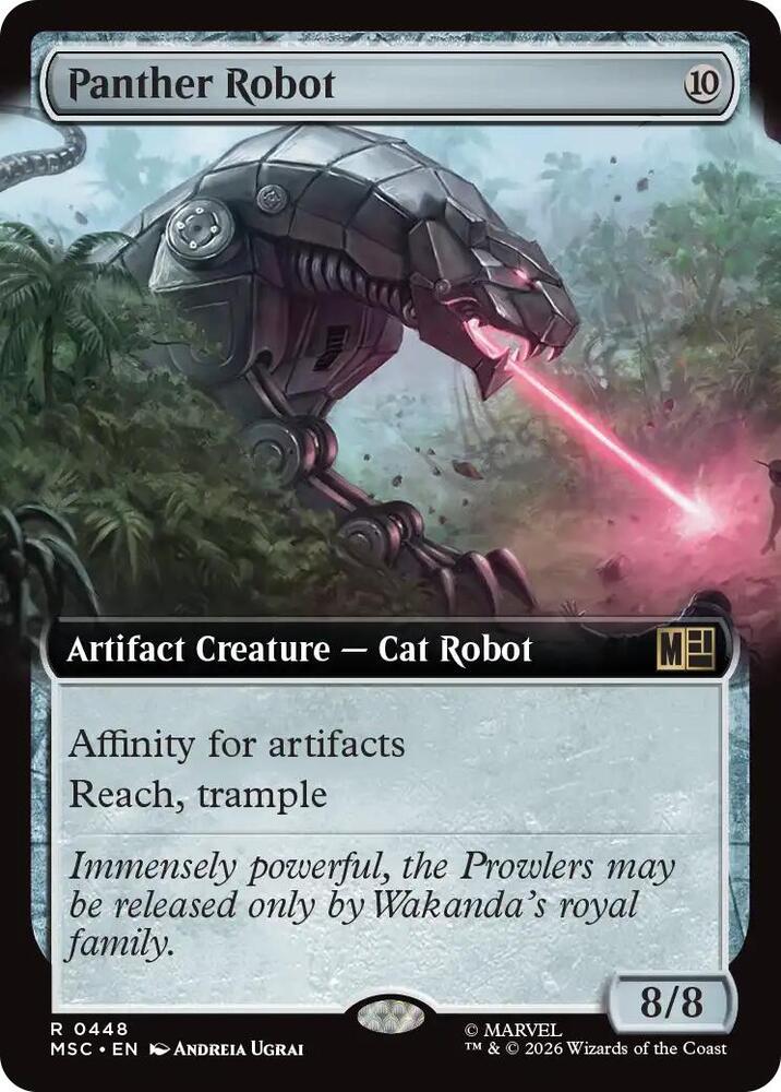 Panther Robot (Extended Art) [Commander: Marvel Super Heroes] 448