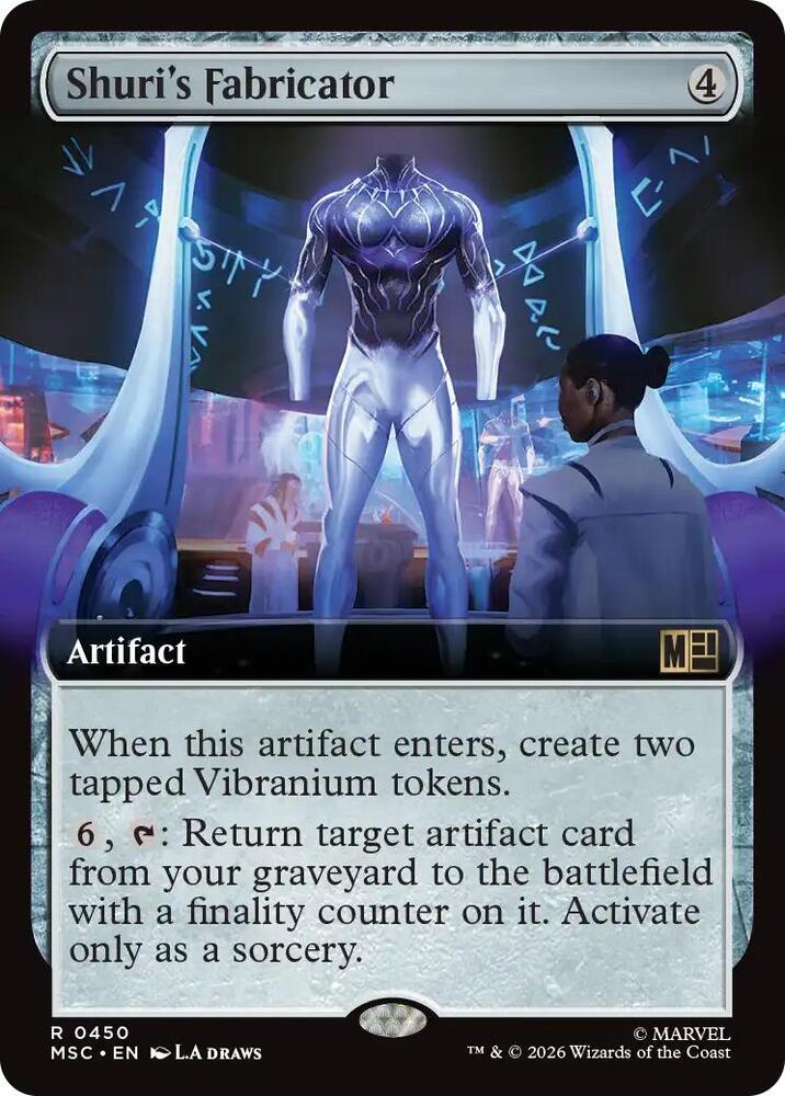 Shuri's Fabricator (Extended Art) [Commander: Marvel Super Heroes] 450
