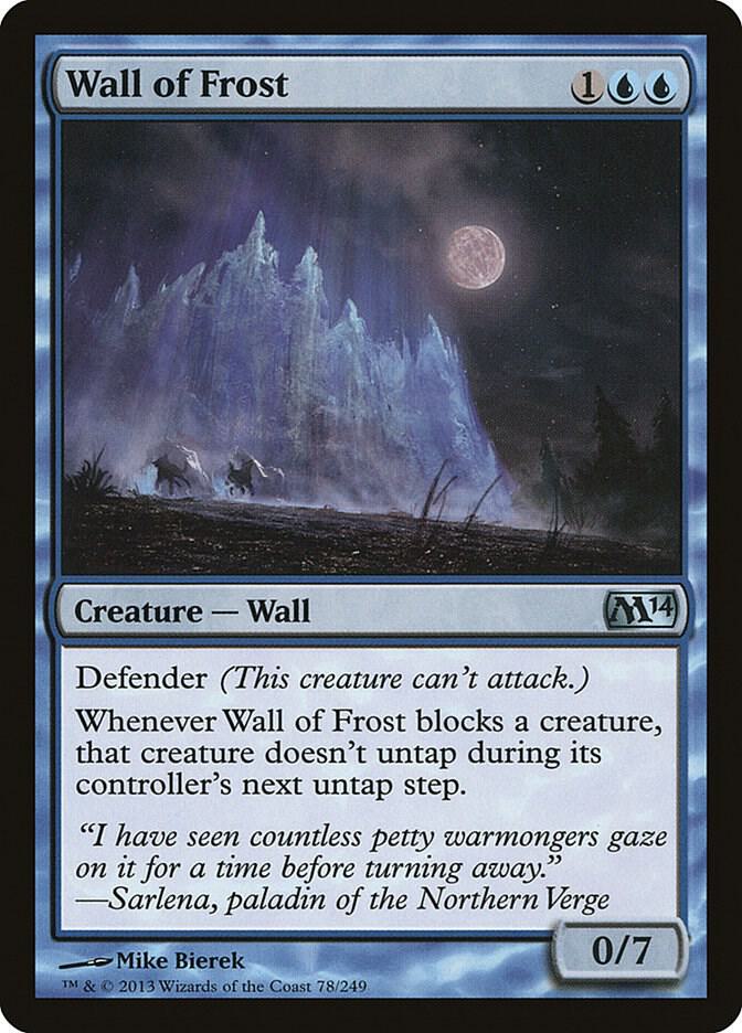 Wall of Frost [Magic 2014 (M14)] 78