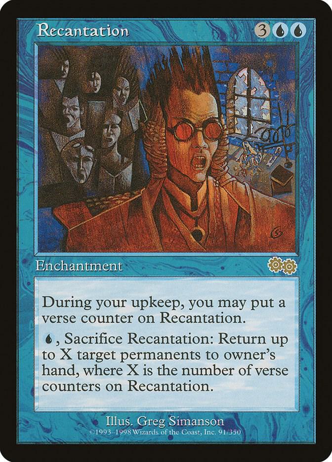 Recantation [Urza's Saga] 91