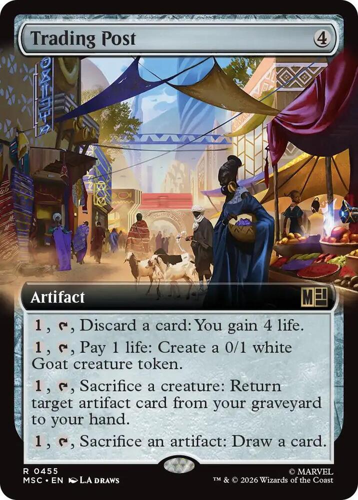 Trading Post (Extended Art) [Commander: Marvel Super Heroes] 455