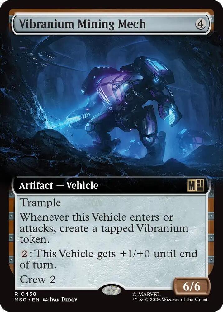 Vibranium Mining Mech (Extended Art) [Commander: Marvel Super Heroes] 458