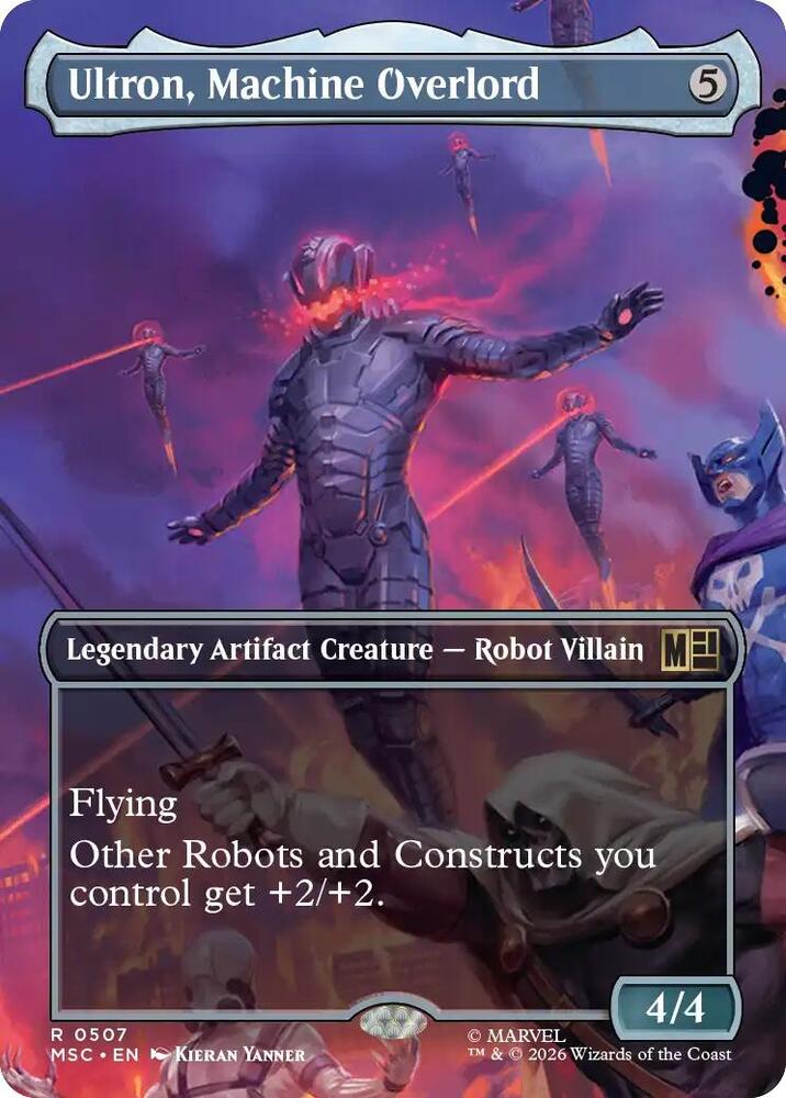 Ultron, Machine Overlord (Borderless) [Commander: Marvel Super Heroes] 507