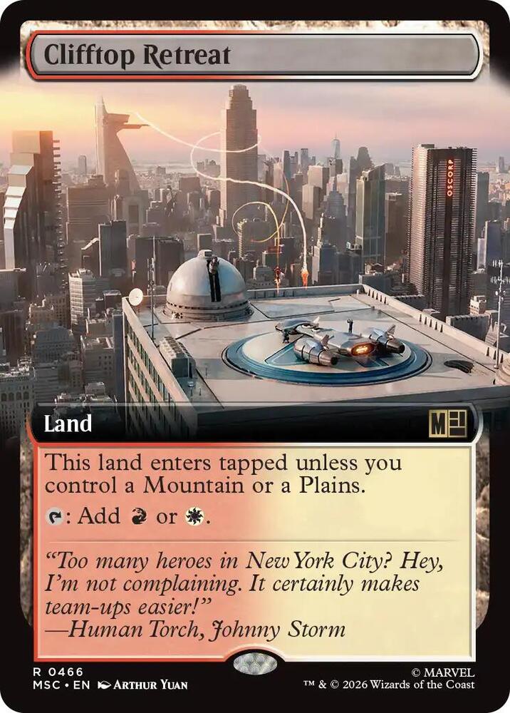 Clifftop Retreat (Extended Art) [Commander: Marvel Super Heroes] 466