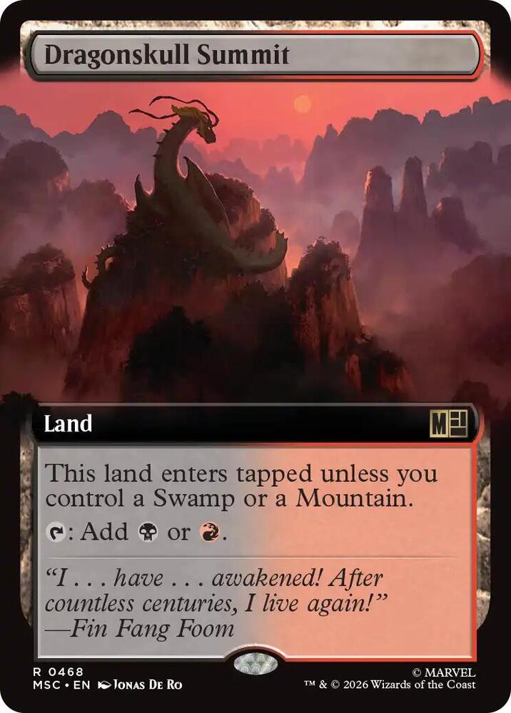 Dragonskull Summit (Extended Art) [Commander: Marvel Super Heroes] 468