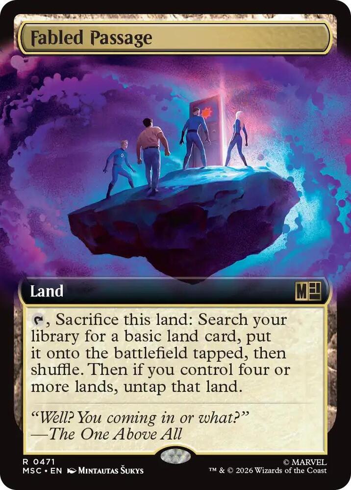 Fabled Passage (Extended Art) [Commander: Marvel Super Heroes] 471