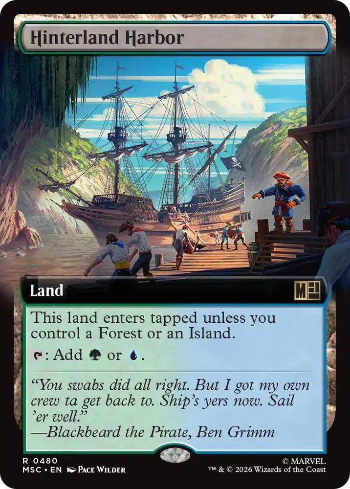 Hinterland Harbor (Extended Art) [Commander: Marvel Super Heroes] 480