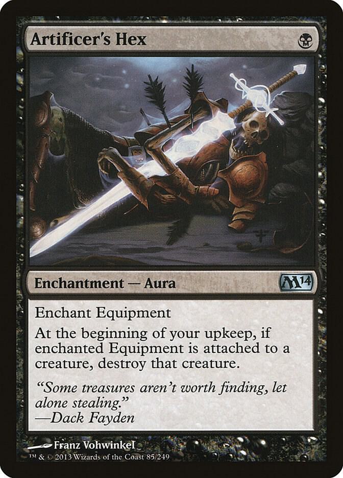 Artificer's Hex [Magic 2014 (M14)] 85