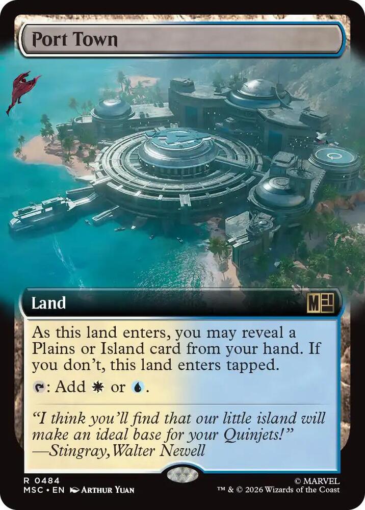 Port Town (Extended Art) [Commander: Marvel Super Heroes] 484