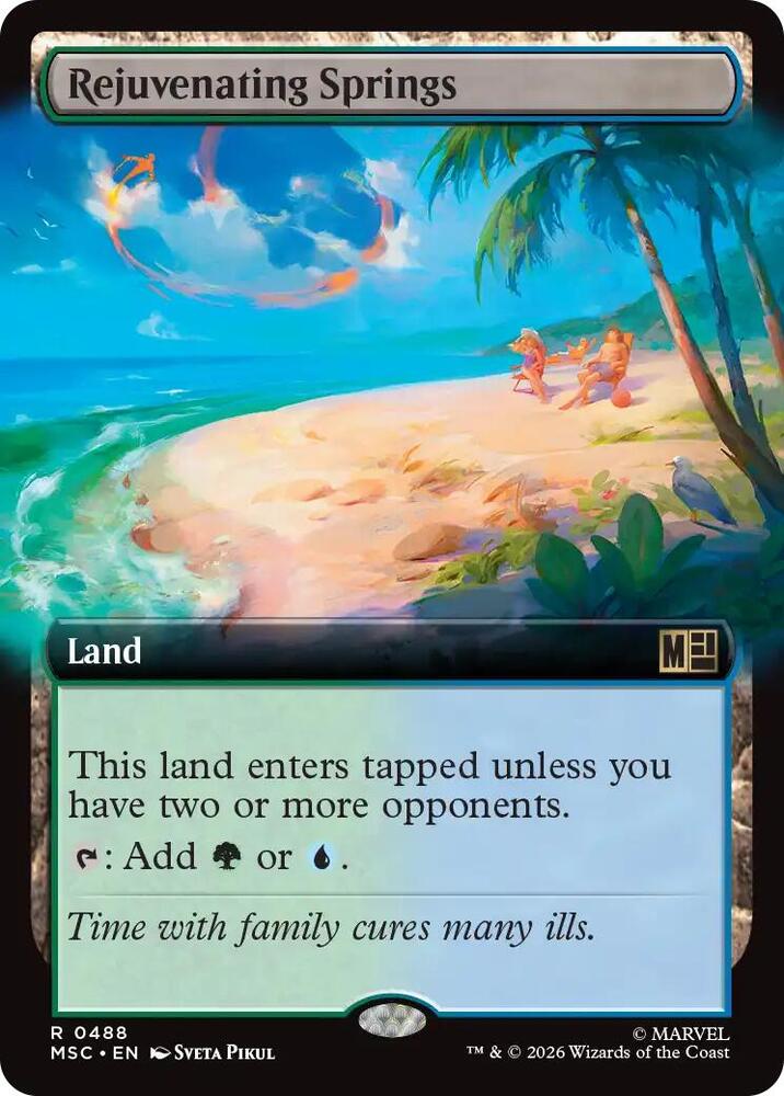 Rejuvenating Springs (Extended Art) [Commander: Marvel Super Heroes] 488