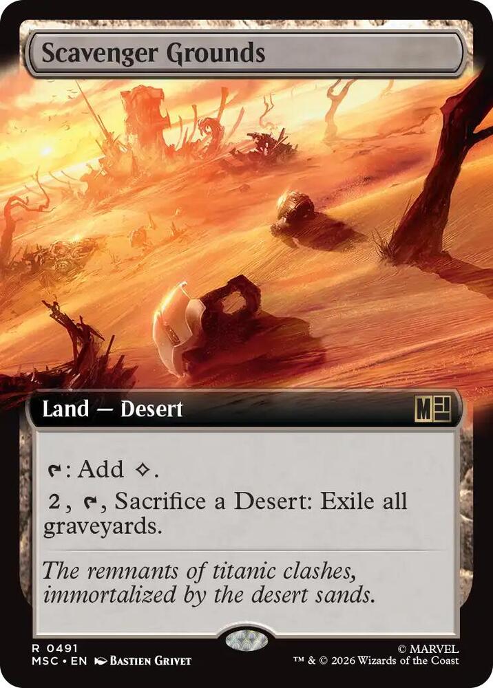 Scavenger Grounds (Extended Art) [Commander: Marvel Super Heroes] 491