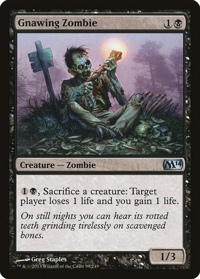 Gnawing Zombie [Magic 2014 (M14)] 99