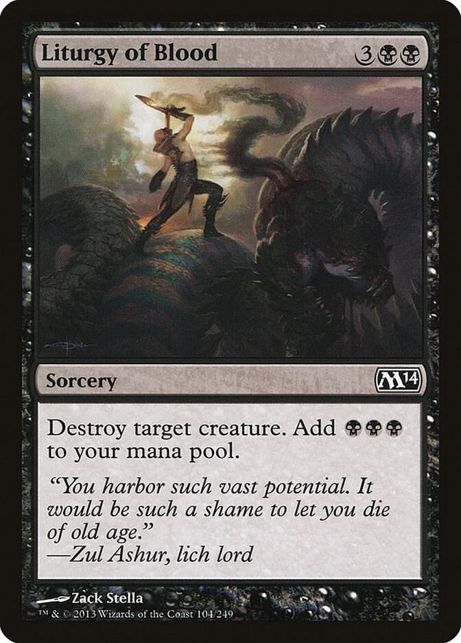 Liturgy of Blood [Magic 2014 (M14)] 104