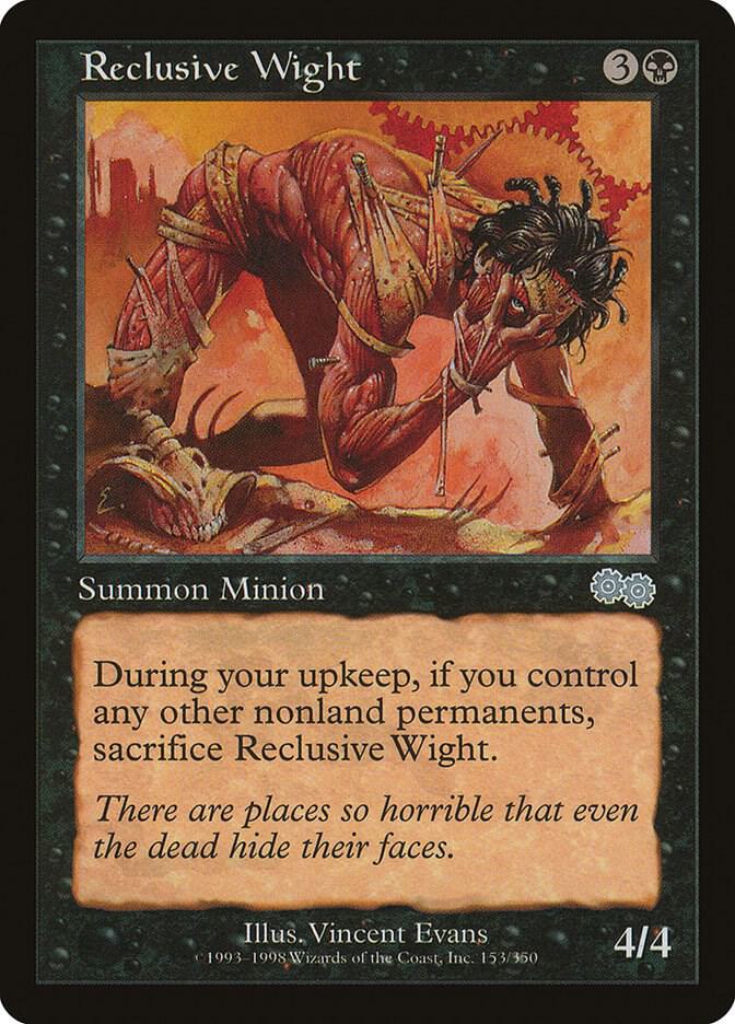 Reclusive Wight [Urza's Saga] 153