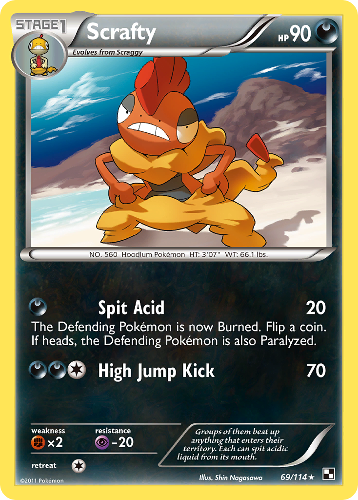 Scrafty - 69/114 Black & White