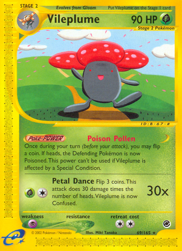 Vileplume - 69/165 Expedition Base Set