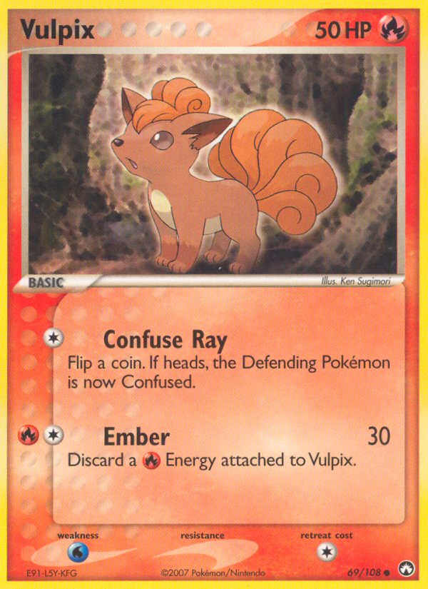 Vulpix - 69/108 Power Keepers