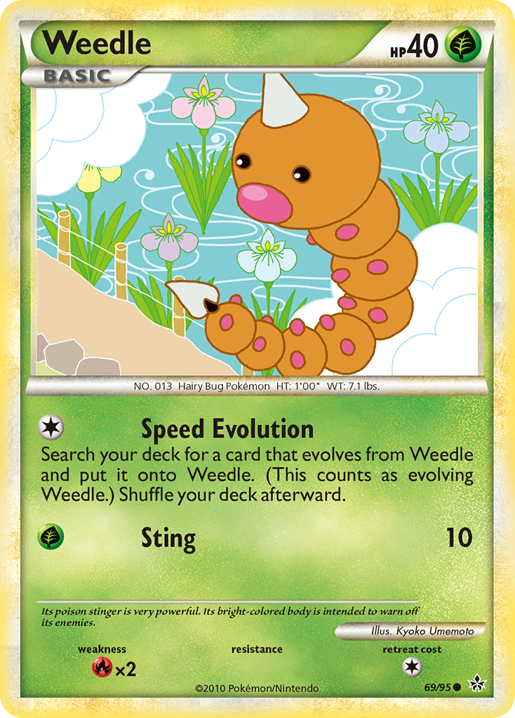 Weedle - 69/95 HS—Unleashed