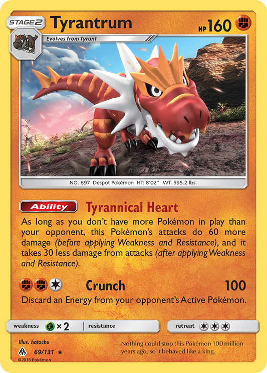 Tyrantrum - 69/131 Forbidden Light