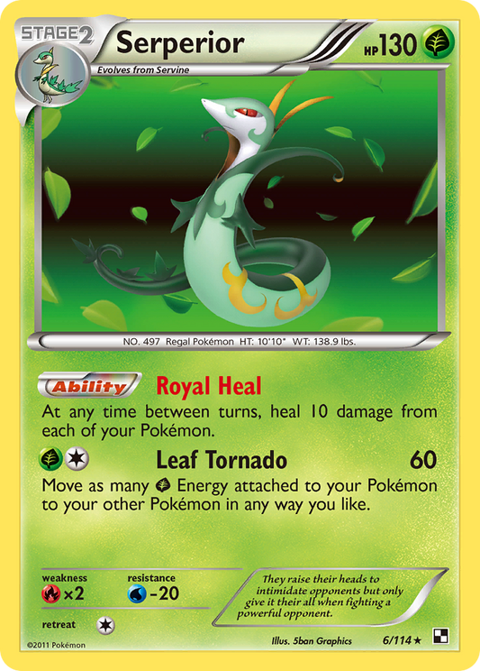 Serperior - 6/114 Black & White