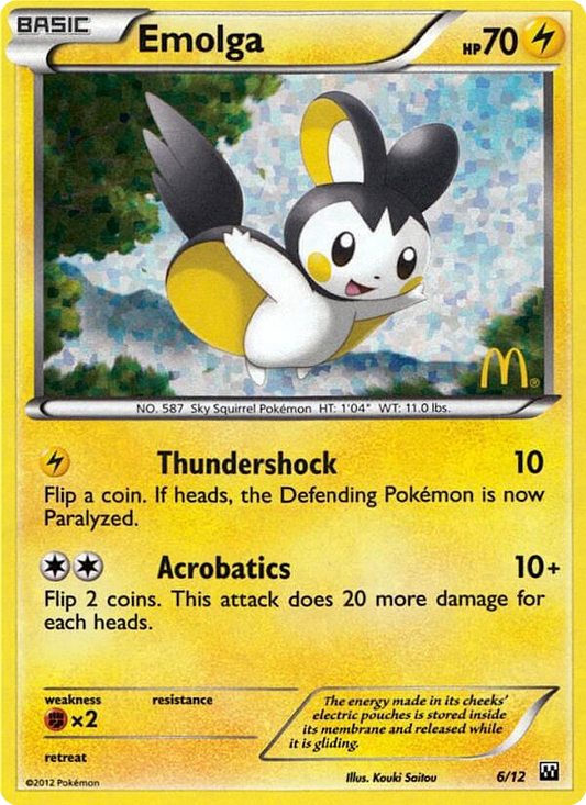 Emolga - 6/12 McDonald's Collection 2012