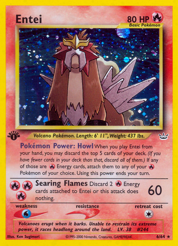 Entei - 6/64 Neo Revelation