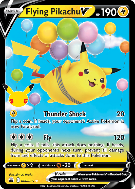 Flying Pikachu V - 6/25 Celebrations