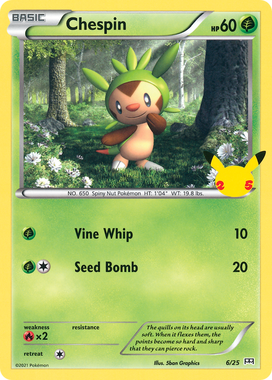 Chespin - 6/25 McDonald's Collection 2021