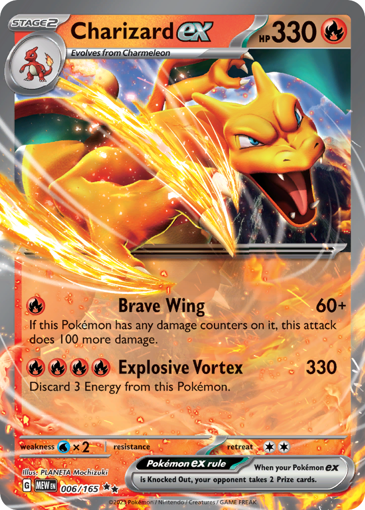 Charizard ex - 6/165 151