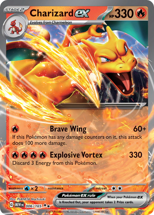 Charizard ex - 6/165 151