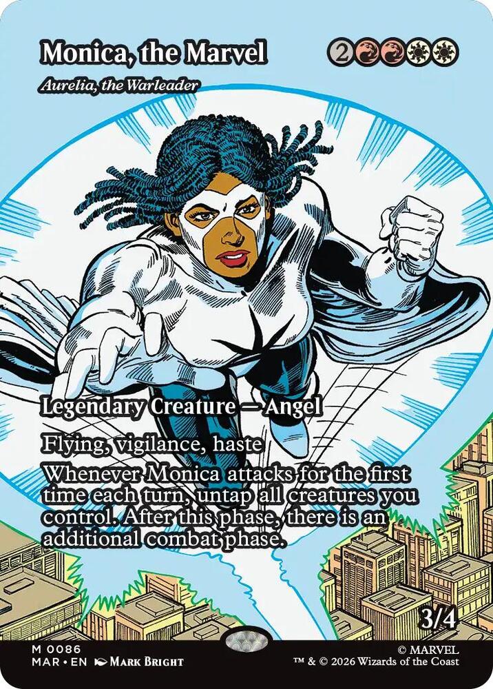 Monica, the Marvel - Aurelia, the Warleader (Borderless) [Marvel Universe Eternal-Legal] 86