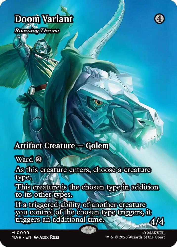 Doom Variant - Roaming Throne (Borderless) [Marvel Universe Eternal-Legal] 99