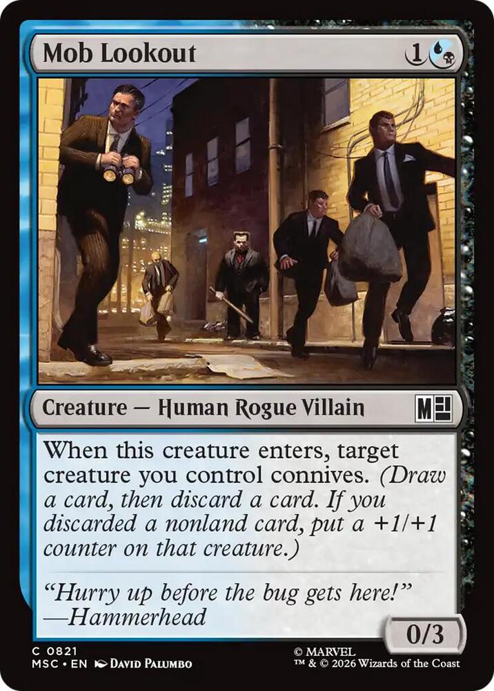 Mob Lookout [Commander: Marvel Super Heroes] 821