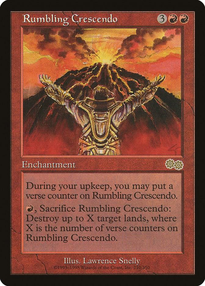Rumbling Crescendo [Urza's Saga] 210