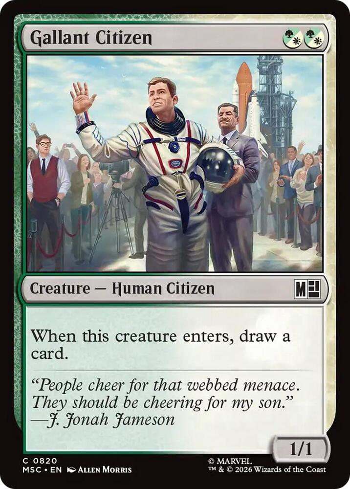 Gallant Citizen [Commander: Marvel Super Heroes] 820