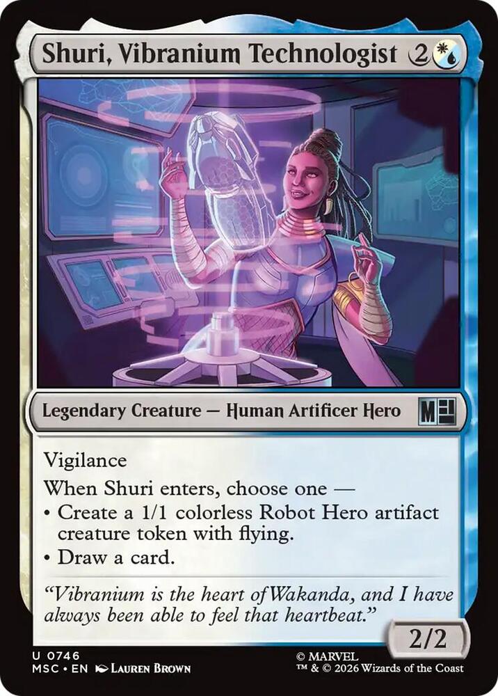 Shuri, Vibranium Technologist [Commander: Marvel Super Heroes] 746