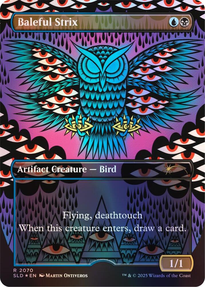 Baleful Strix (2070) (Rainbow Foil) [Secret Lair Drop Series] 2070