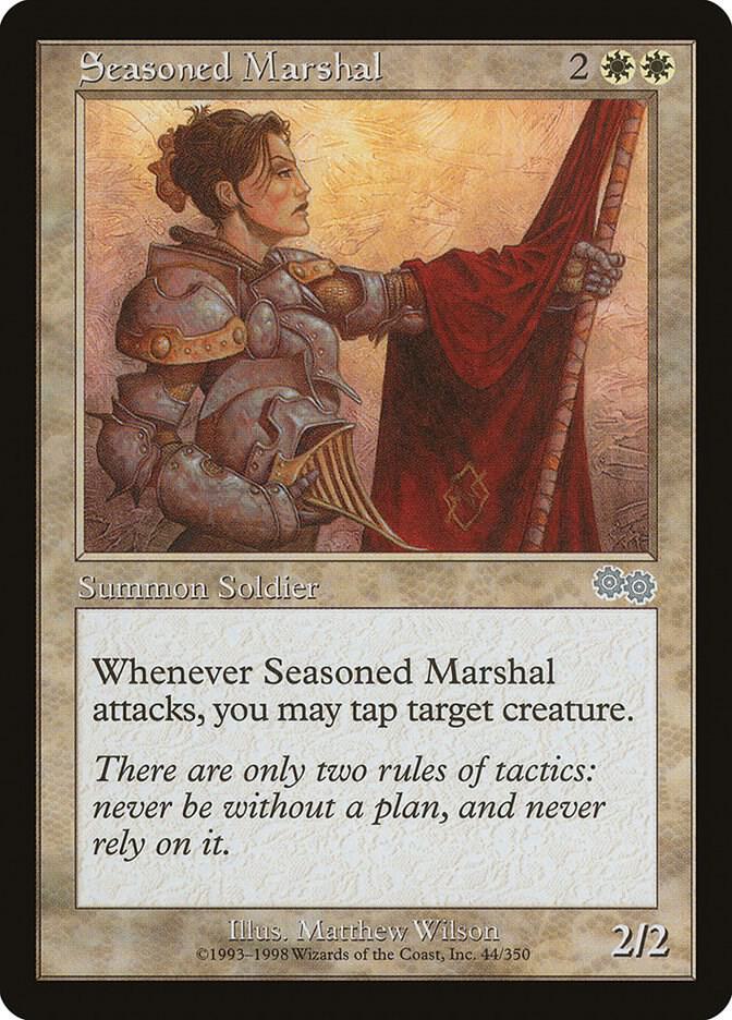Seasoned Marshal [Urza's Saga] 44