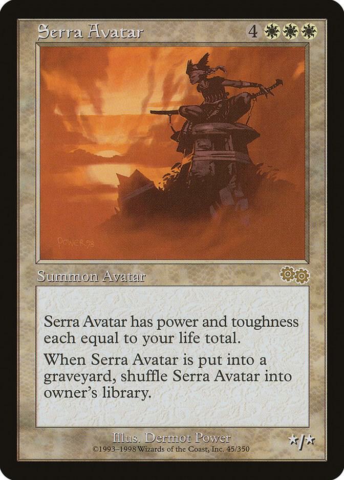 Serra Avatar [Urza's Saga] 45
