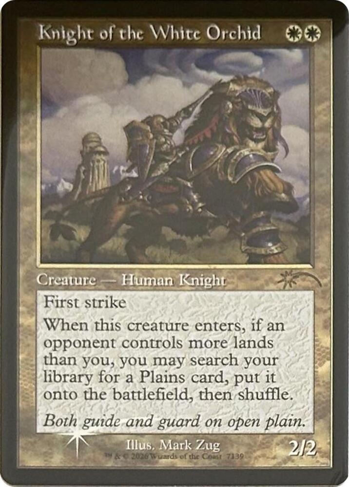 Knight of the White Orchid (Retro Frame) [Secret Lair Drop Series] 7139