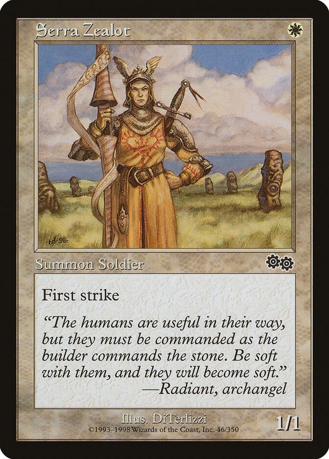 Serra Zealot [Urza's Saga] 46