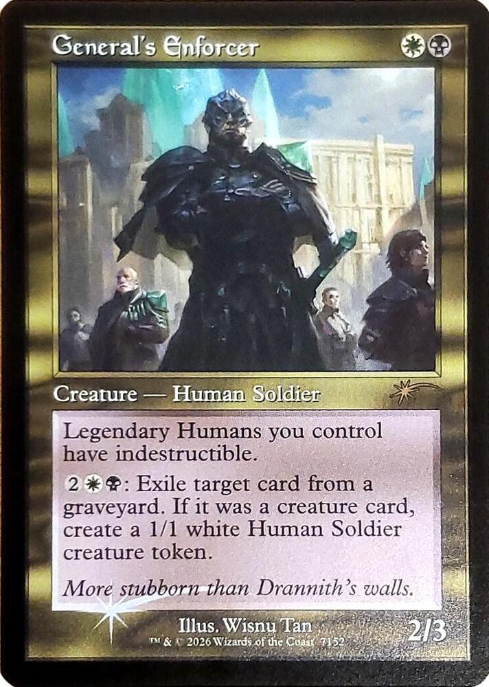 General's Enforcer (Retro Frame) [Secret Lair Drop Series] 7152