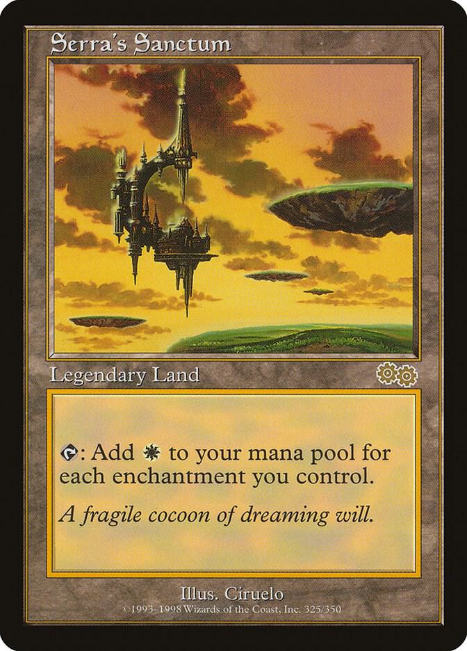 Serra's Sanctum [Urza's Saga] 325