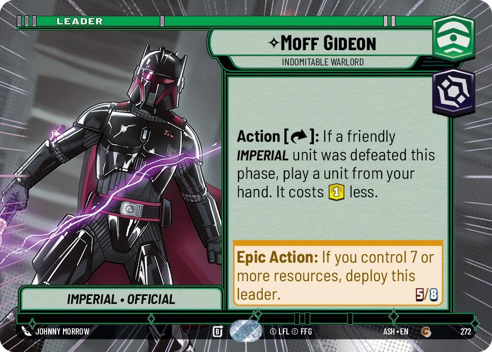 Moff Gideon - Indomitable Warlord (Hyperspace) [Ashes of the Empire] 272