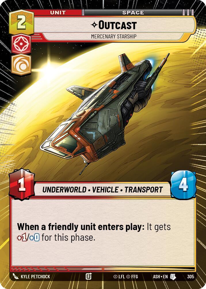 Outcast - Mercenary Starship (Hyperspace) [Ashes of the Empire] 305