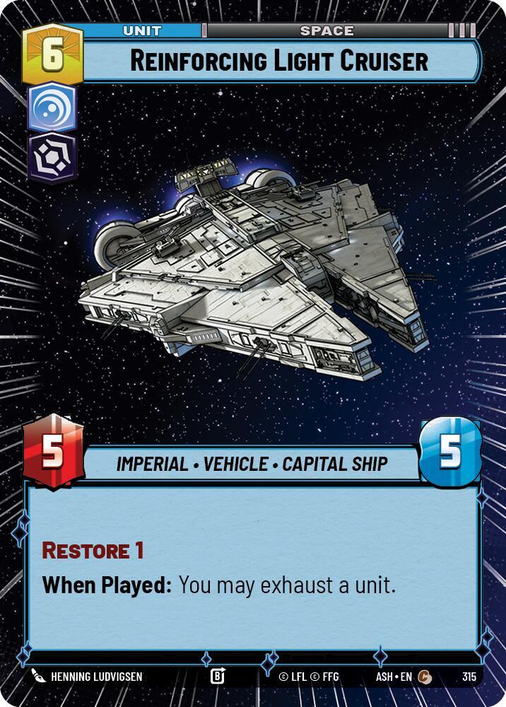 Reinforcing Light Cruiser (Hyperspace) [Ashes of the Empire] 315